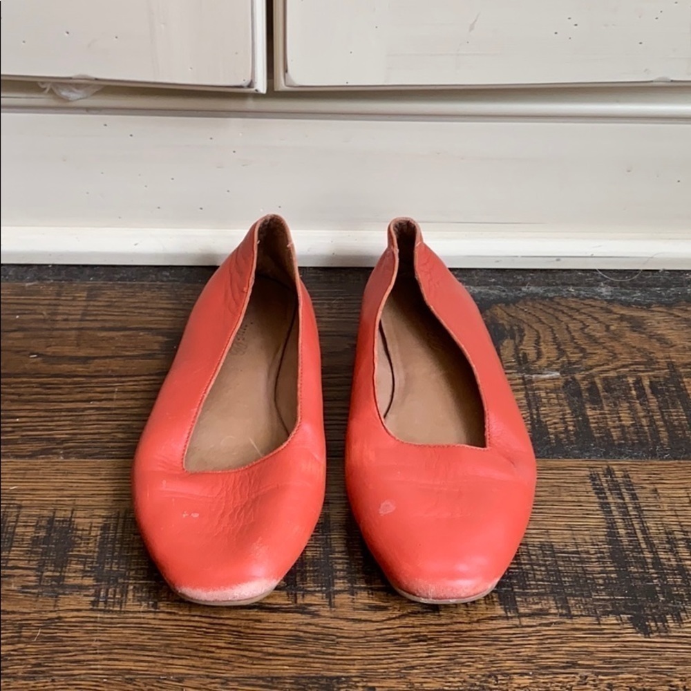 Madewell Cory Flat in Leather AE218